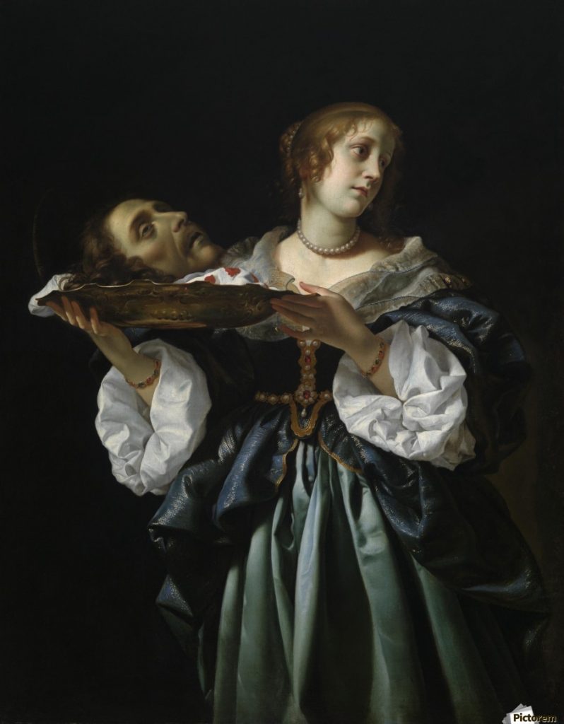 Salome with the Head of John the Baptist. Carlo Dolci, 1670.