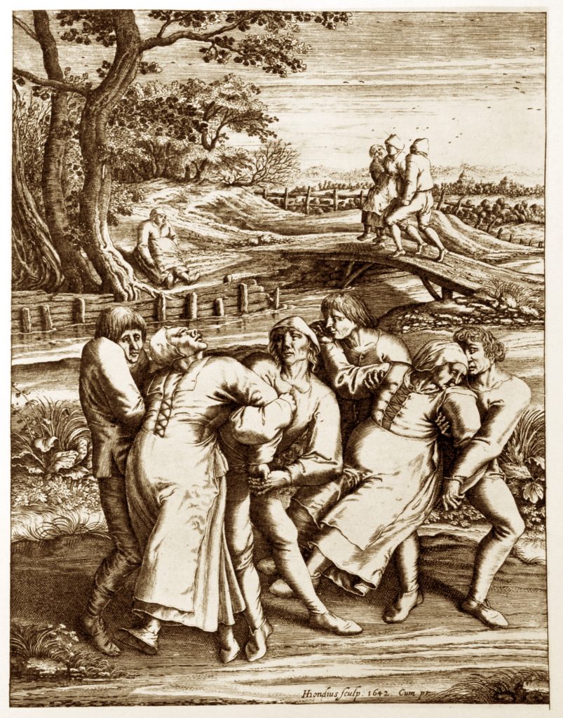 "Pilgrimage of the St. Vitus Dancers" Pieter Bruegel the Elder, 1564
