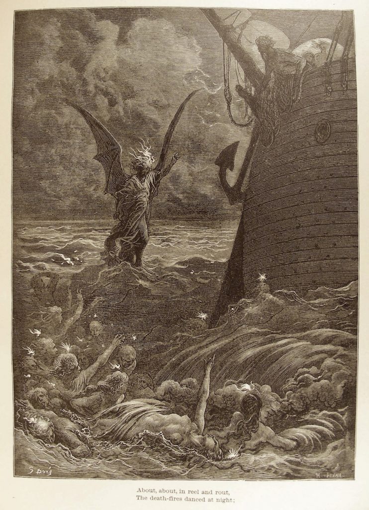 Gustave Doré illustration for "Rime of the Ancient Mariner" (1876)