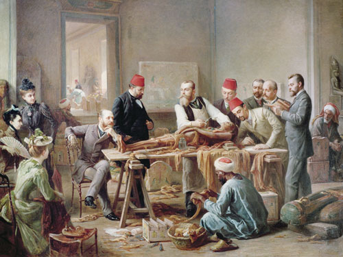 Examination of a Mummy by Paul Dominique Philippoteaux c 1891