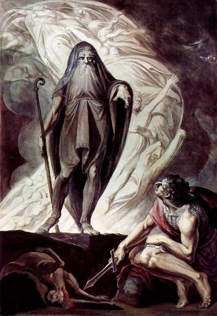 "Tiresias appears to Ulysses" Johann Heinrich Füssli (1785)