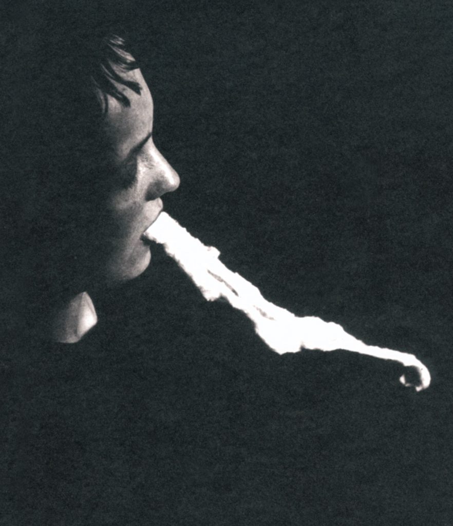 Ectoplasm produced by Stanislawa P. 1913. Photo Albert von Schrenk-Notzing.