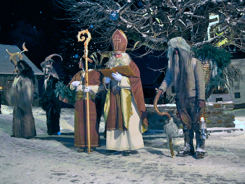 Traditional Krampus troupe from Gastein Valley. Photo: Al Ridenour