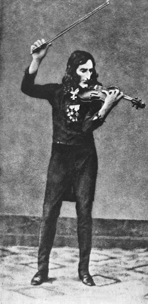 (Forged) daguerreotype of Paganini (1900)