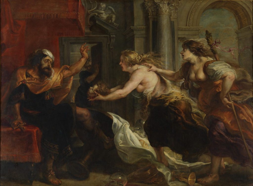 Peter Paul Rubens "Tereus Confronted with the Head of his Son Itys," 1637