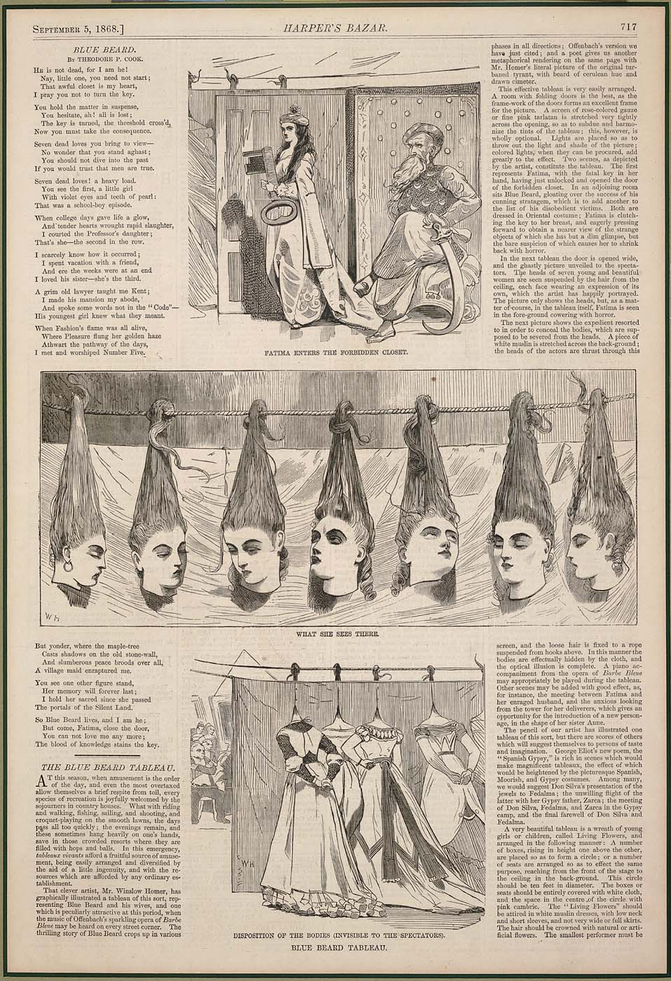 1868 Harper's magazine article w/ illustrations by Winslow Homer.