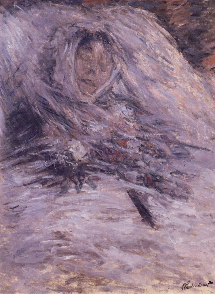 Monet's "Camille Monet on her deathbed"