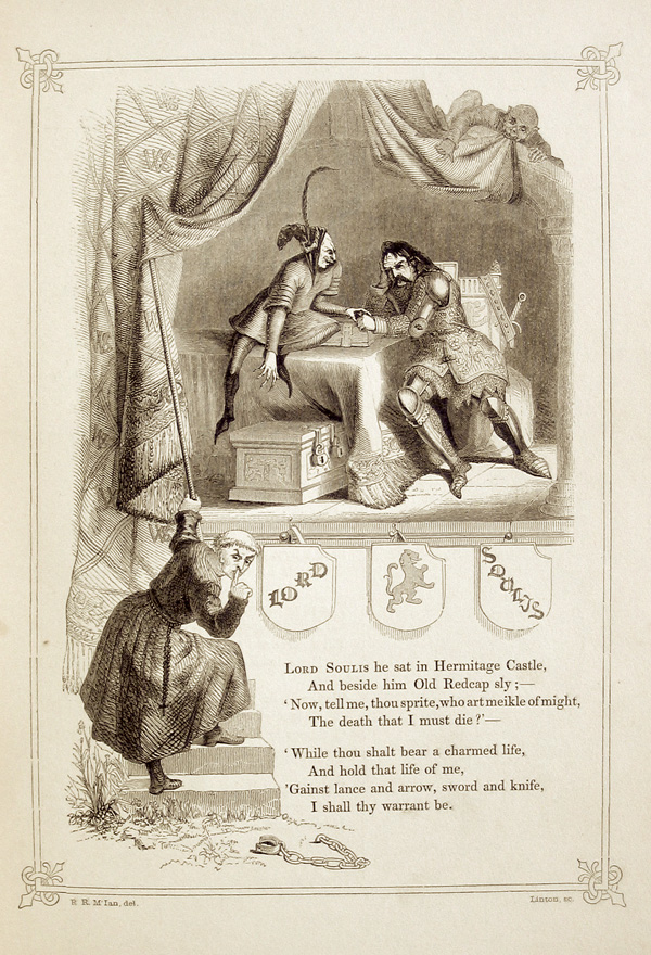 "Bad Lord Souls" from The Book of British Ballads, Samuel Carter Hall, 1849