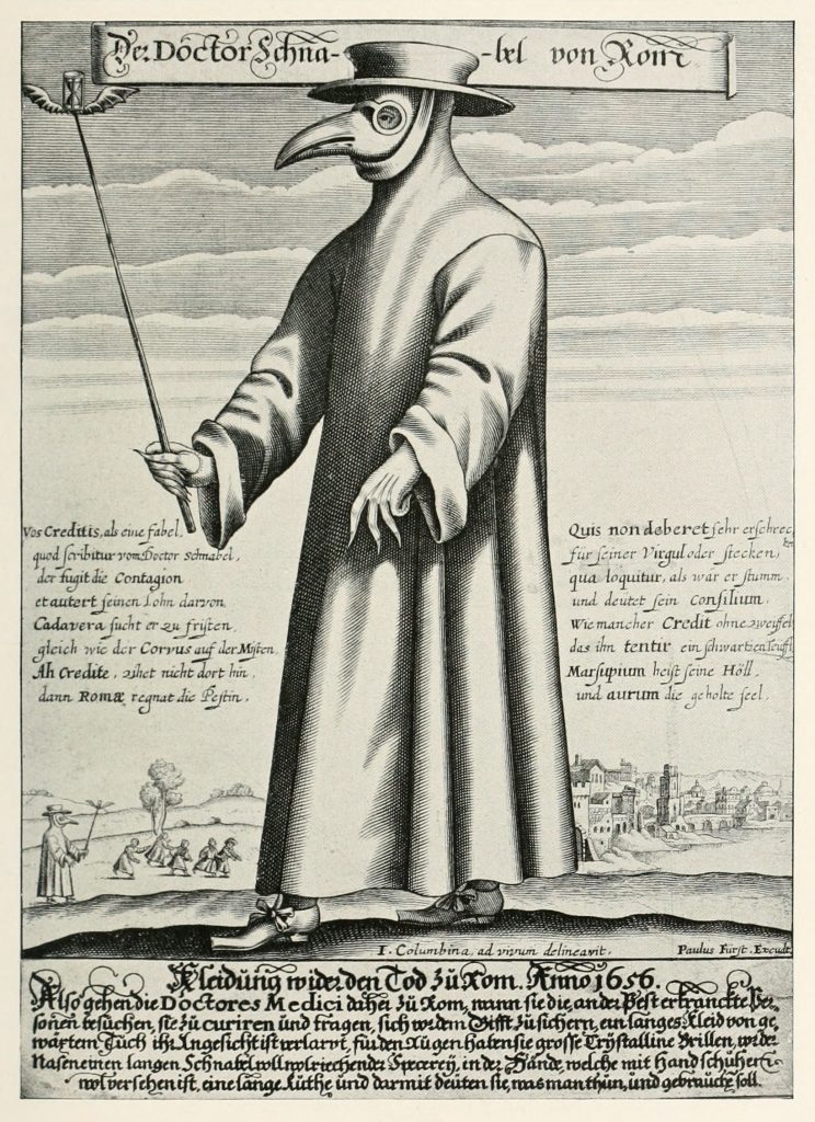 "Dr Schnabel/Beak of Rome, Paul Fürst, 1656 